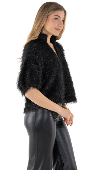 Estelle Top, Black Tie