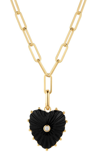 Malene Onyx Clip Necklace