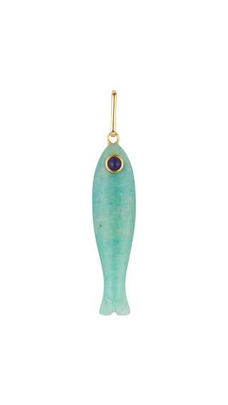 Fortuna Amazonite Fish Charm