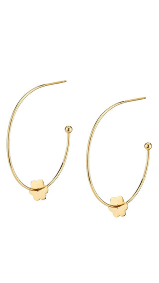 Flower Hoop La Gold Small