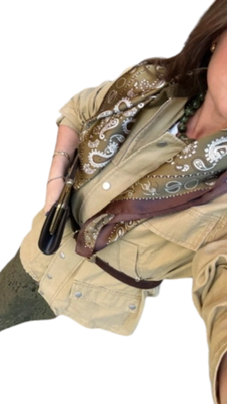 Silky Bandana - Olive