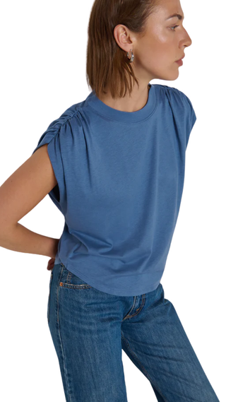 Frankie Muscle Tee, Bella Blue