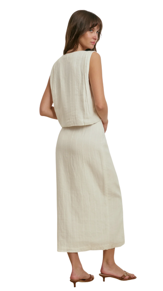 The Invisible String Skirt, Cream