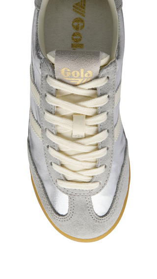 Firefly Metallic Sneakers - Silver/Off White
