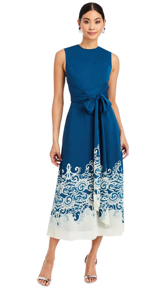 Nolita Wrap Dress - Midnight Chantilly