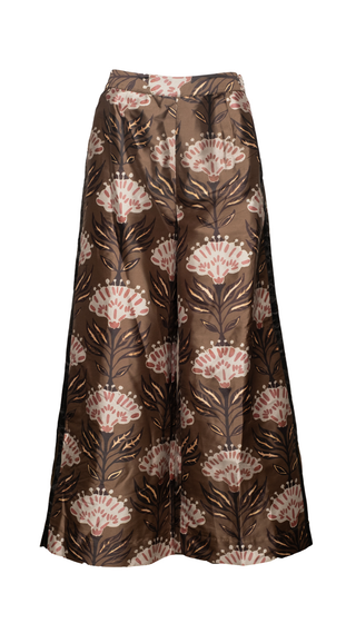 Palazzo Pant Heirloom Floral, Olive/Multi