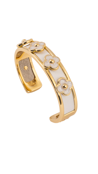 Bloom 47 Narrow Cuff - Polished Gold