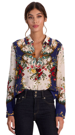 Willa Plkt Top- Gilded Rose