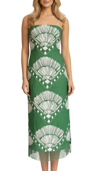 Shannon Midi, Jade Raffia