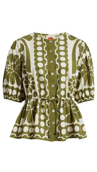 Palermo Green Blouse