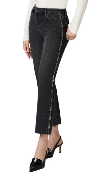 Mason Ankle, Glitz Black Embellished