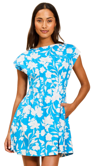 Quinn Mini Dress - Huckleberry Blue