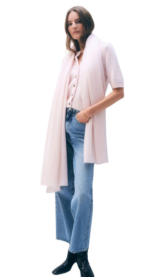 Cashmere Travel Wrap - Pink Sand