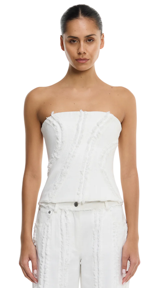 Xiorra Strapless Top - Ivory