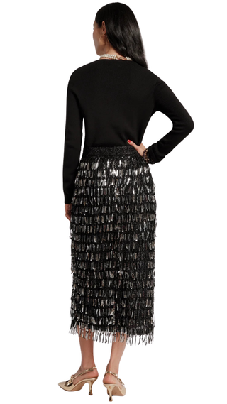 Shimmy Skirt, Black