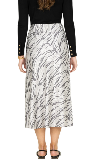 Bias Midi Skirt, Wild Marble