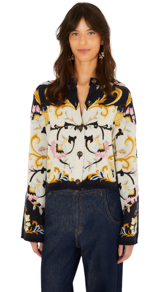 Birds Romance Knit Cardigan, Birds Romance