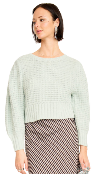 Valmorel Knit Pullover, Cloud