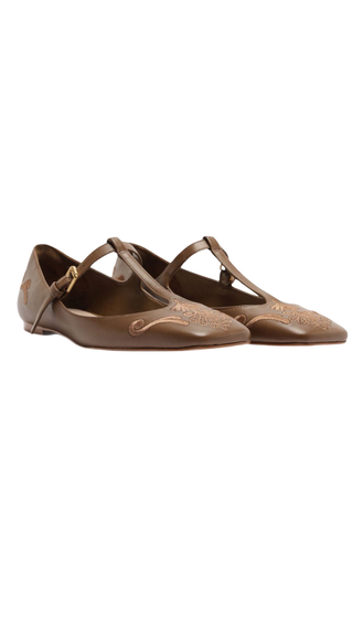 Rechillieu Flat Ballerina, Sand