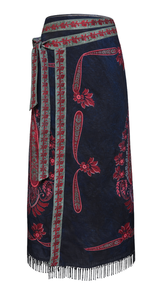 Wiley Wrap Skirt, Obscura