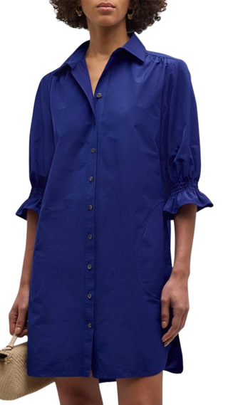 Miller Dress Typewriter Cloth - Royal Blue