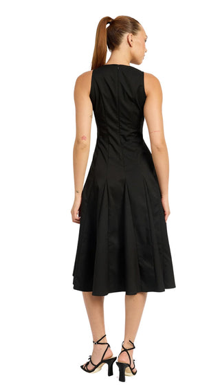 Clarisse Midi Dress - Black