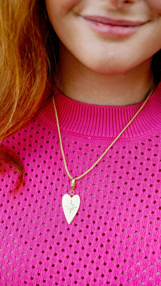Lurex Cord Necklace- Gold