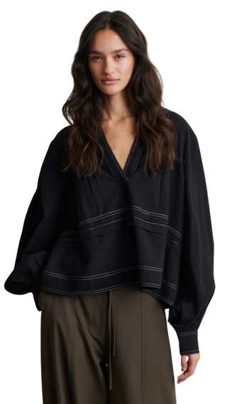 Livena Blouse, Black