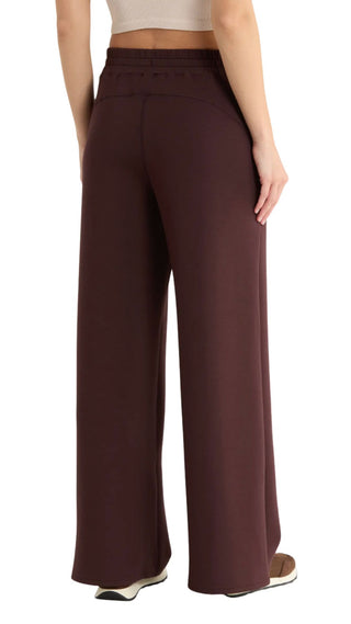 Air Essentials Wide Leg Pant - Truffle Brown