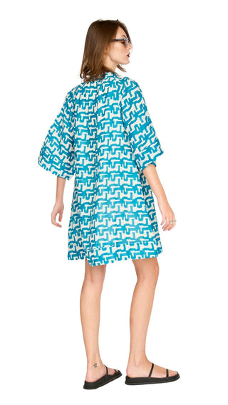 Faro Dress - Azure Popova Blu