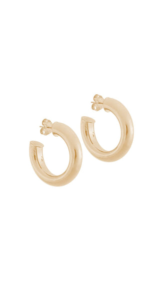 Small Chantal Hoops - Shiny Champagne