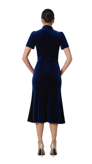Allegra Dress - Navy