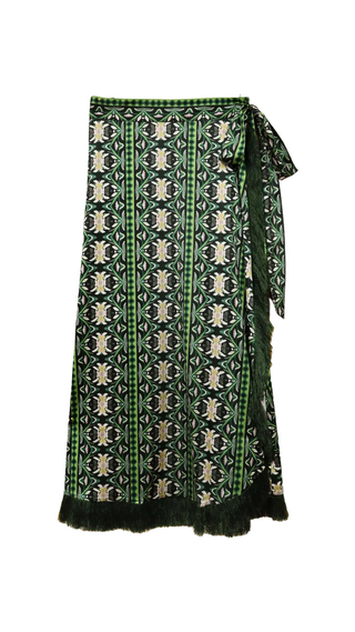 Cooper Wrap Skirt - Garland Green