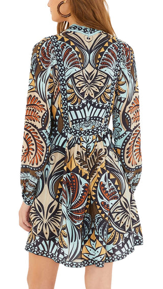 Balamana Multicolor Mini Dress