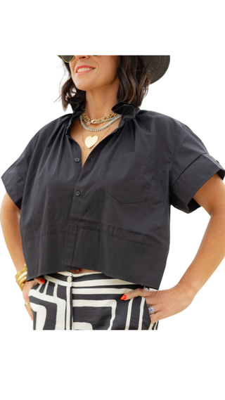 Reese Button Down - Black