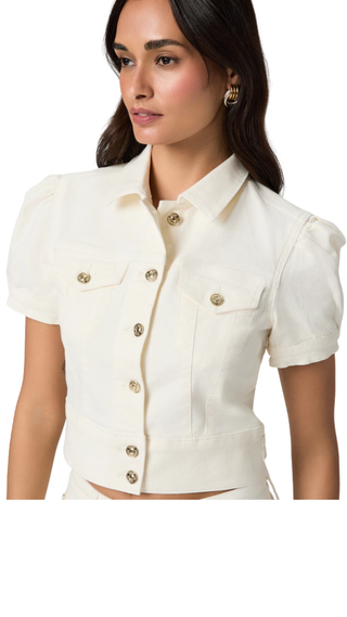 Kendra Jacket - Tonal Ecru
