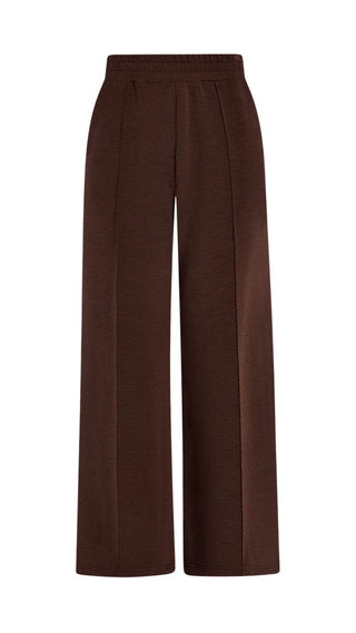 The Wide Leg Pant 28 - Coffee Bean Marl