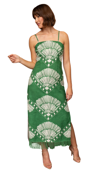 Shannon Midi, Jade Raffia