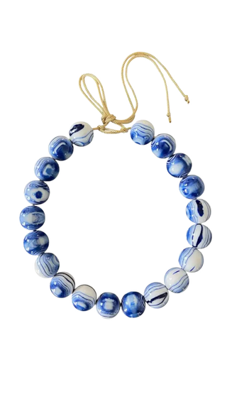 Chunky Beaded Necklace - Avalanche