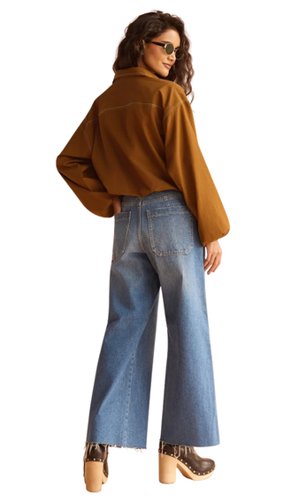 Nero Blouse, Solid Cinnamon