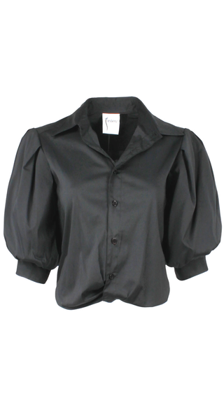 Bomba Shirt Solid Silky Poplin, Black