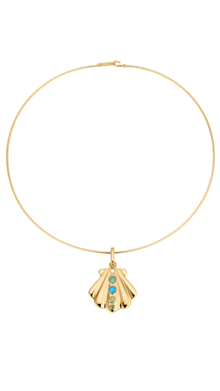Maris Shell Choker Necklace - 14k Gold Plated