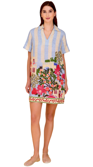 Wells Dress - Village Stripes