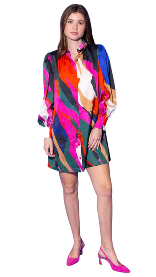 Nora Dress, Solar Vines