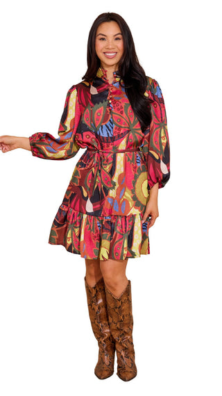 Presley Dress - Jungle Floral