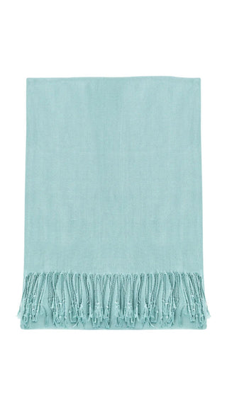 Sofia Silk Pashmina - Light Blue