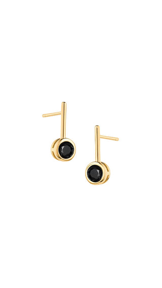 Noemi Black Earrings