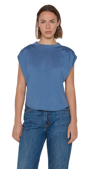 Frankie Muscle Tee, Bella Blue