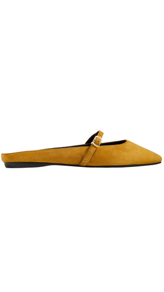 Lily Flat - Ochre Suede