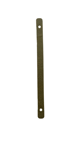 Narrow Leather - Olive